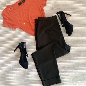 NWOT Leith Black Pants/Trousers, M